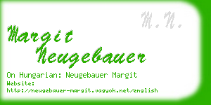 margit neugebauer business card